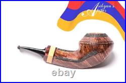 Asikyan Bulldog 432/24, Smooth, partially rusticated, handmade in Yerevan