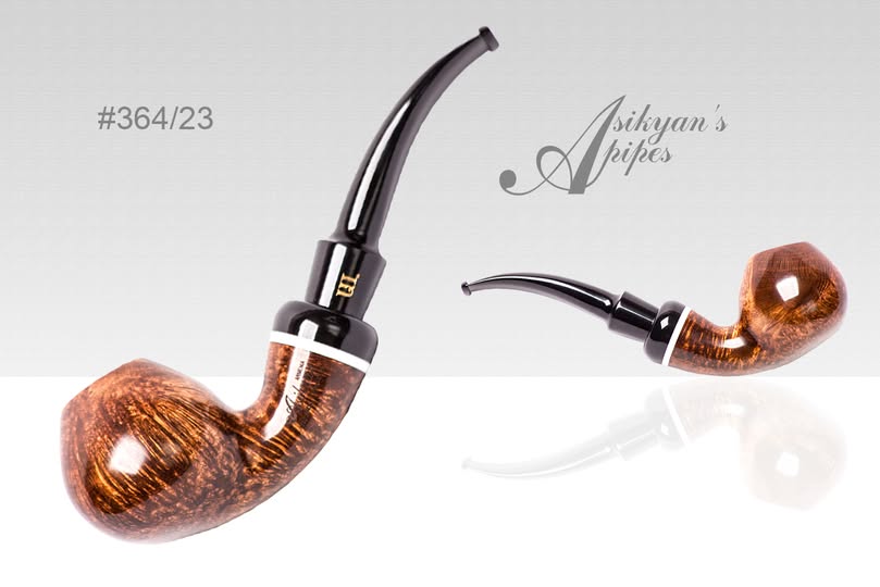 Asikyan Bent Brandy 364/23, Smooth, handmade in Yerevan