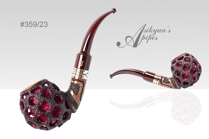 Asikyan Freehand 359/23, Art rusticated, double wall, handmade in Yerevan