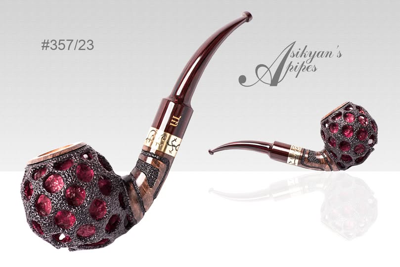 Asikyan Freehand 357/23, Art rusticated, double wall, handmade in Yerevan