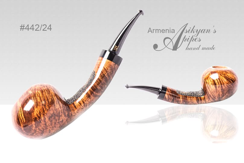 Asikyan Apple 442/24, Smooth, partially rusticated, handmade in Yerevan