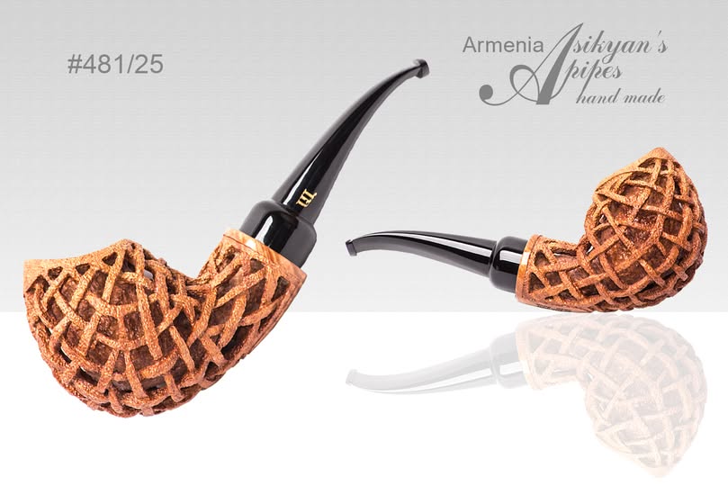 Asikyan Freehand 481/25, Art rusticated, double wall, handmade in Yerevan