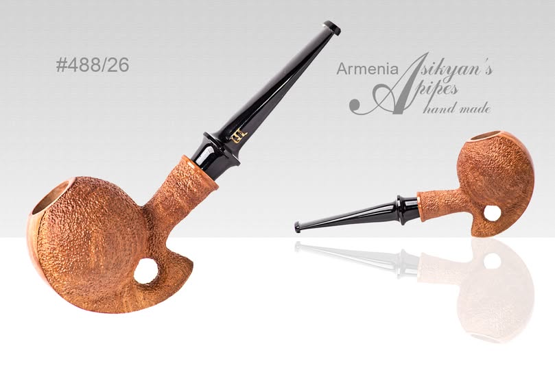 Asikyan Apple 488/26, Rusticated, art carved, handmade in Yerevan