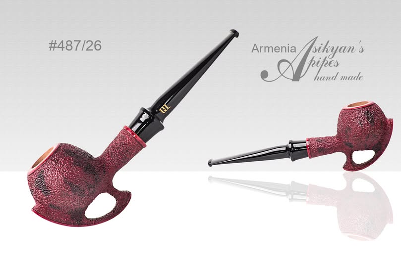 Asikyan Apple 487/26, Rusticated, art carved, handmade in Yerevan